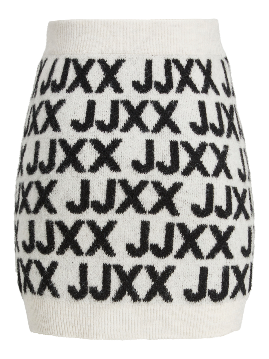 jackjones jxfrancescaknitskirt white
