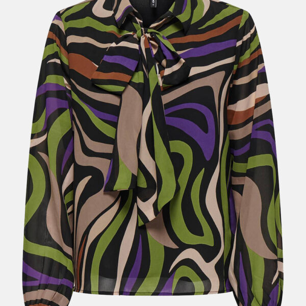 ONLSTAR LIFE L/S TYLA BOW SHIRT PTM