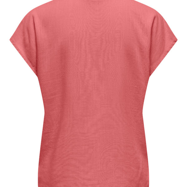 JDYCAYA LION LINEN S/S TOP WVN DIA