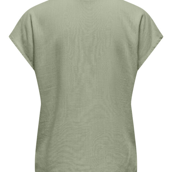 JDYCAYA LION LINEN S/S TOP WVN DIA