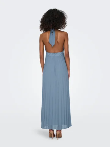 only onlbarbarahalternecklongdressptm blue (2)