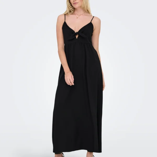 only onlnovalifeelitejuleslongdresssoli black