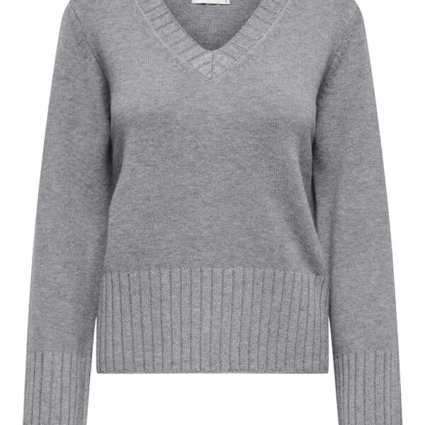 JDYPRIME LUREX LIFE L/S V NECK PULL KNT