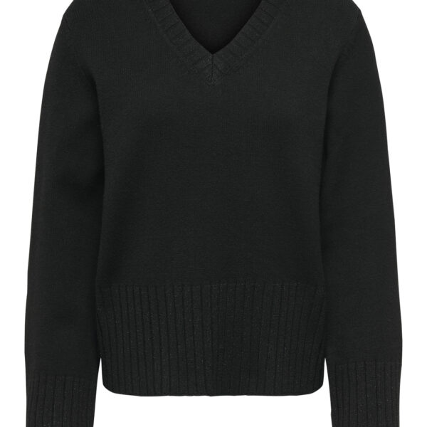 JDYPRIME LUREX LIFE L/S V NECK PULL KNT