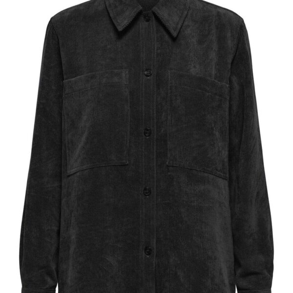 jdy jdyulla ohio ls loose shirt dia 4905118 black skjorter 588561