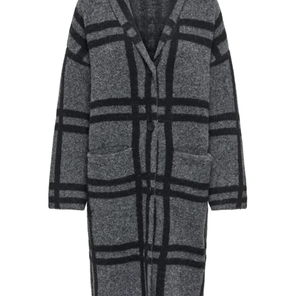 only jdylydial sv neckcoatiganknt γκρί