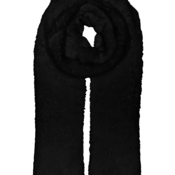only onlbeatrizhairyknitscarfcc black