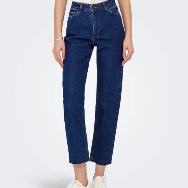 only jdylulluhwstraightankjeansdbnoos μπλε