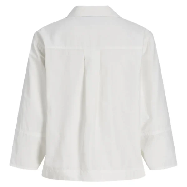 jjxx jxcaro poplin ls blouse 4954861 blanc de blanc bluser 580409