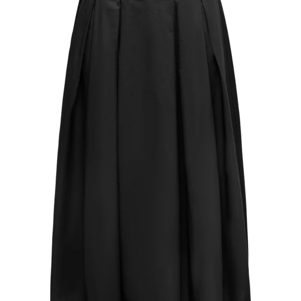 only onlmailalongpleatskirtwvn black