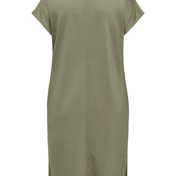 CARLISE CAPSLEEVE V NECK ABK DRESS JRS