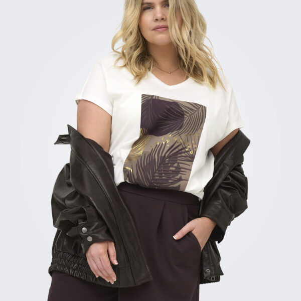 CARCARINA S/S CAPSL V NECK TEE JRS