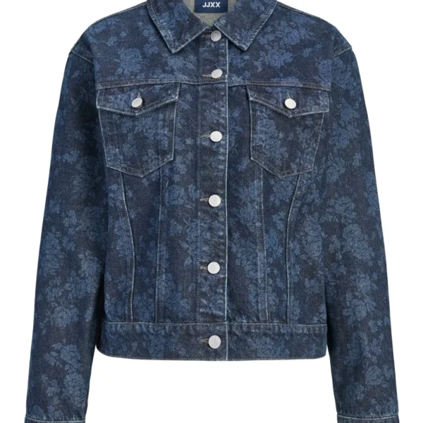 jjxx jxkiara ls denim jacket r447 5087754 blue denim jakker 915187
